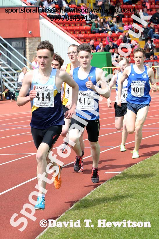 Mens under-17s, North East Track and Field Champs., Gateshead. Photo: David T. Hewitson/Sports for All Pics